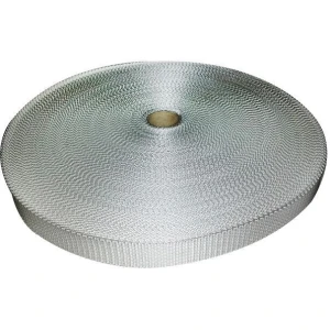 Bånd PP 30mm UV -webbing polypropylene HVIT pr meter