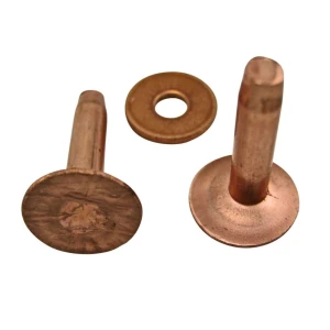 Kobbernitter 20mm med skive 50stk