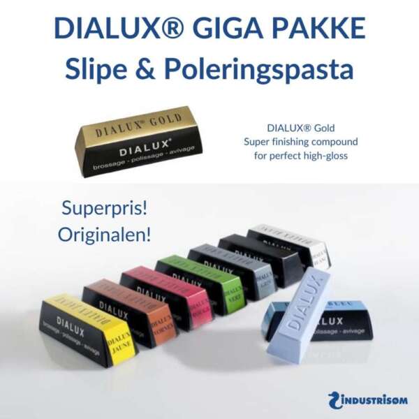 DIALUX® Mega Pakke – Slipe & Poleringspasta