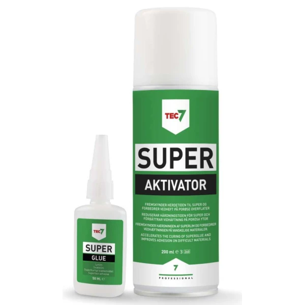 Lynlim super plus 50ml med aktivator 150ml TEC7