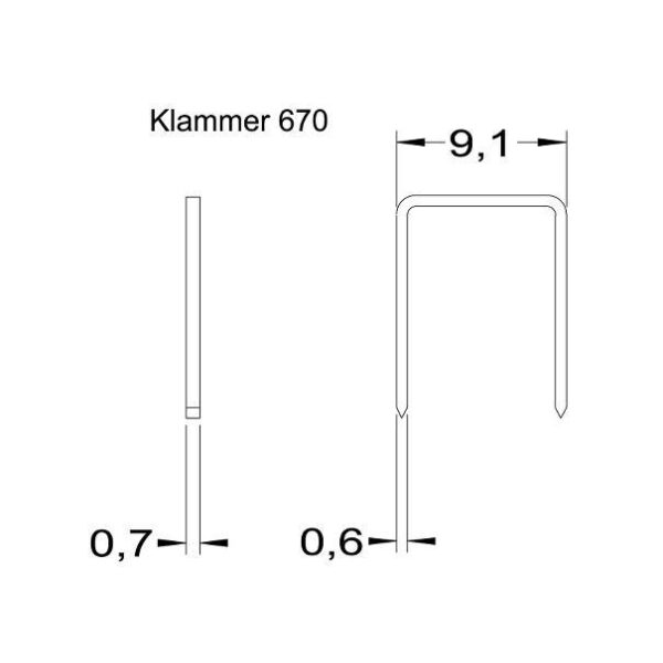 Stifter 6mm 9,1mm RUSTFRI 20.000stk Eske