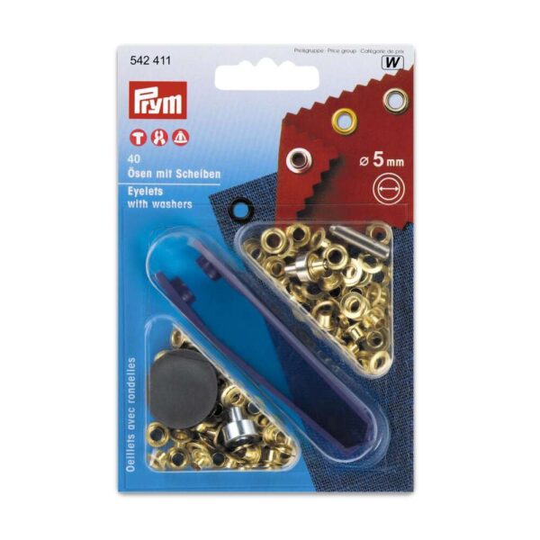 Maljer 5mm Messing Prym