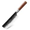 Knivblad Japansk Nakiri 6.5" 170mm hamret stål