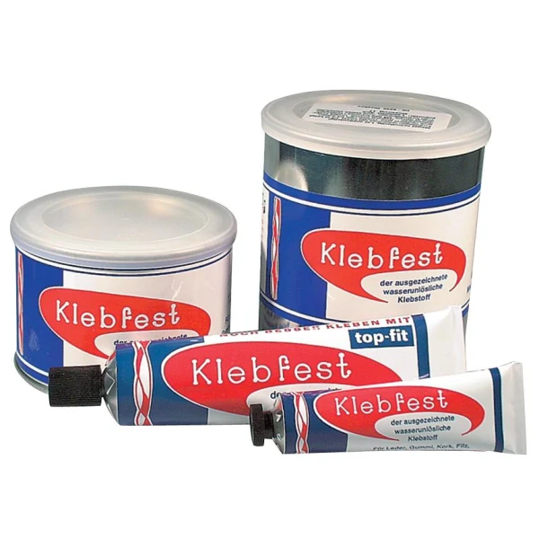 Klebfest - Limer lær tre gummi metall tekstil mm 30gr