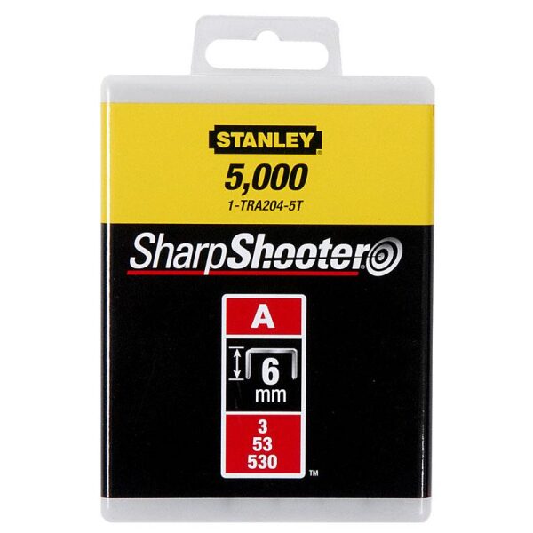 Stifter lite duty 6mm 1000stk type A (7) Stanley