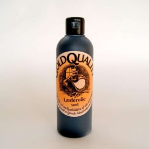 Lærolje 1/4 liter SORT ROC