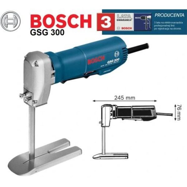 Fotplate til Bosch GSG 300 Skumsag