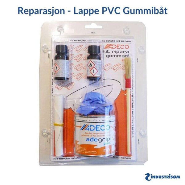 Lim & PVC for å lappe gummibåt 2-Komponent