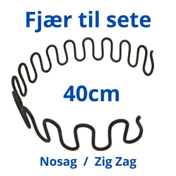 Nosag fjær 40cm 3.8mm setekvalitet sofa stol