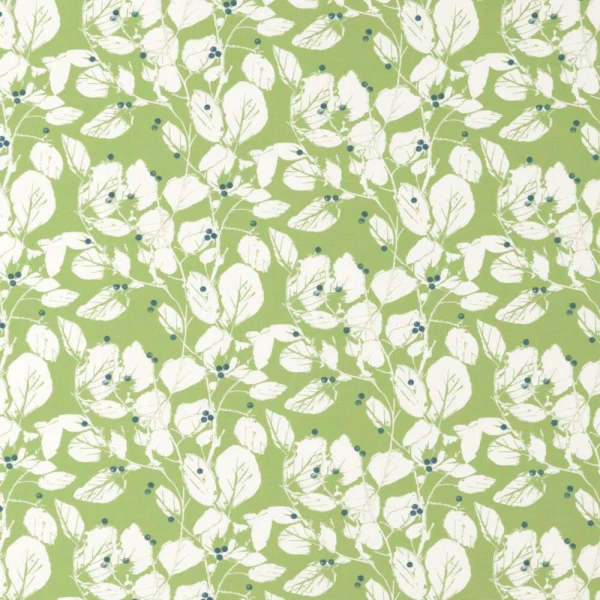 Green & White - Floral E643