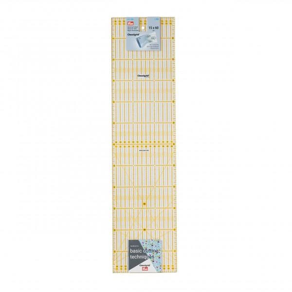 Linjal for rullekniv Quilting Prym 15x60cm
