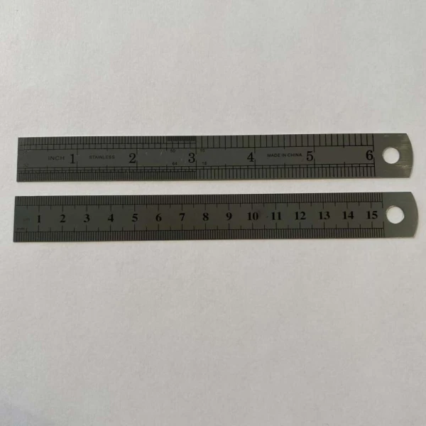 Linjal 15cm - Stainless Steel Ruler