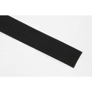 Borrelås 100mm Sort Krok med lim 25meter