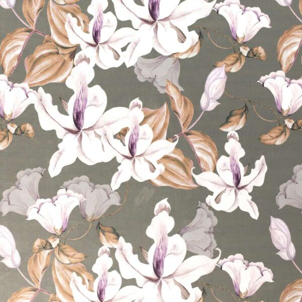 Tekstil Velvet deco blomster Grønn 1635/027