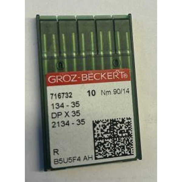 Nål 134-35 R NM80 Size12 DPx35 Groz-Beckert 10pk - Bilde 2