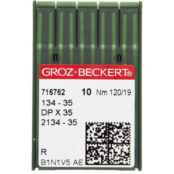 Nål 134-35 R NM120 Size19 DPx35 Groz-Beckert 10pk - Bilde 2