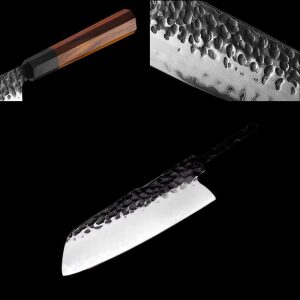 Santoku 5" 127mm Knivblad AUS10 laminert med 430 stål