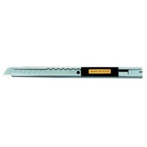 KNIV AVBREKK 9mm SVR-1 SILVER (6) m/2 BLAD OLFA