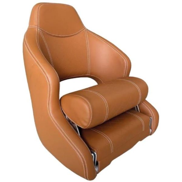 Sailcroft Båtstol Port Royal Cognac Diamond Stikningssøm - Bilde 2