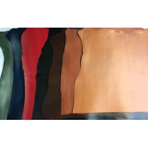 Lærstykke 20x30cm Farget 1.4-1.6mm
