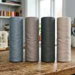 viskose i tekstiler på en arbeidsbenk