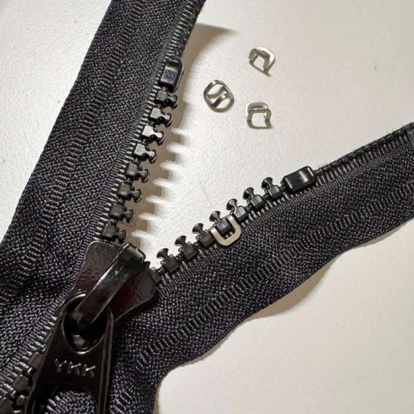 Stopper YKK 9mm metal blanke 100stk - Bilde 3