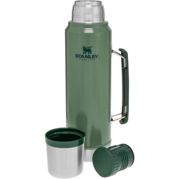 Termos Classic Vacuum Bottle Hammertone Green Stanley 1liter - Bilde 3