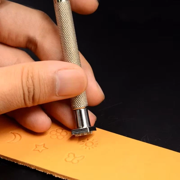 Stempel-sett Symboler 32stk til skinn - Bilde 3