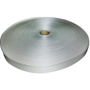 Bånd PP 30mm UV -webbing polypropylene HVIT pr meter