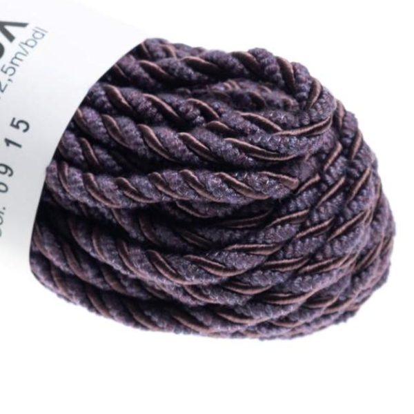 Møbelsnor lilla matt/shiny 12,5m