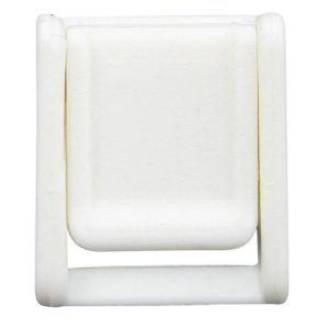 Klemspenne 20mm plast Hvit