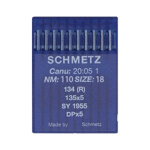 Nål 134 R NM110 Size18 135x5 SY 1955 DPx5 Schmetz 10pk