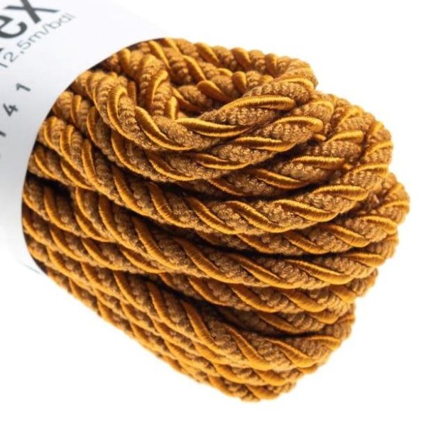Møbelsnor curry matt/shiny 12,5m