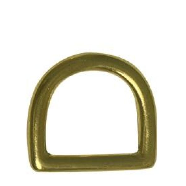 D-Ring Støpt Messing 35mm