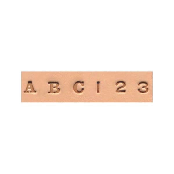 Bokstaver & Tall til skinn 7mm SERIF 8134