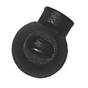 Snørelås C Svart - Stopper for snor 3mm
