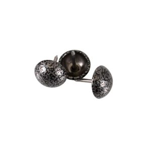 Møbelspiker 504 Silver/Svart 50stk*