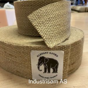 Gjordebånd Jute 70mm Elefant Sadelgjord 25m