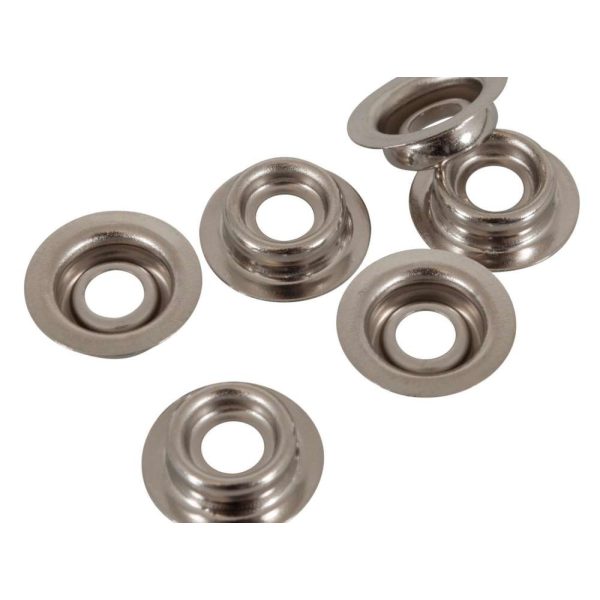 Trykknapp 15,5mm Auto Del 3 Stud-Kule nikkel 100stk