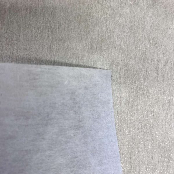 Fliselin Hvit Ensidig 90cm pr. meter