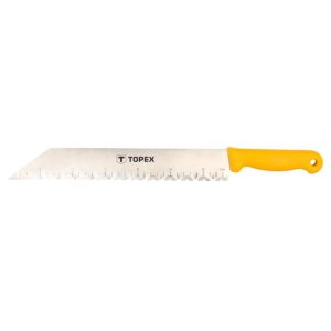 Kniv for fast skum og isolasjonsmateriale