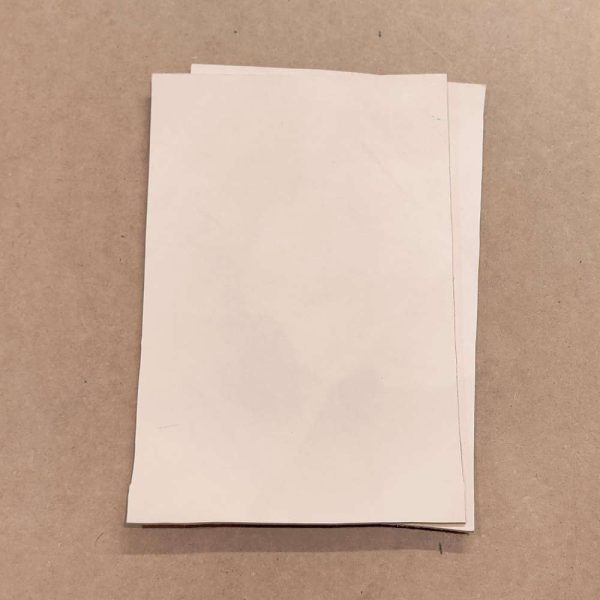 Lærstykke 20x30cm 2,4-2,6mm Side Natur