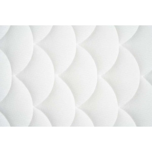 Madrasstrekk vattert Bari 220 cm pr m - Vask 60C- Hvit
