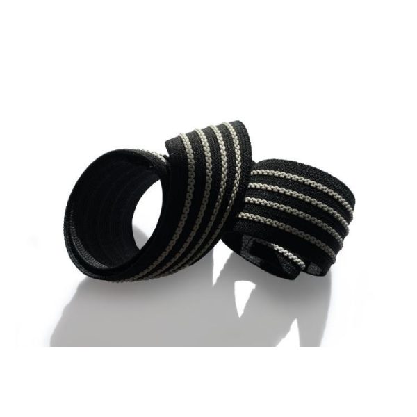 Strikk med antigli 60 mm sort 25 m rull