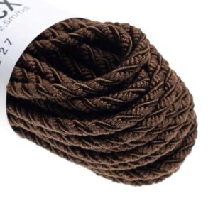 Møbelsnor brun matt/shiny 12,5m