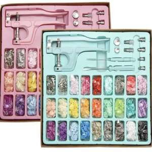 Megapakke Trykknapper & verktøy til klær & sengetøy