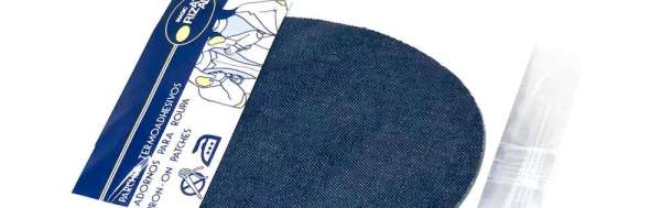 Strykelapper i denim