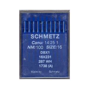 Nål 1738 A DBx1 NM100 SIZE16 16x231 287 WH Schmetz 10pk