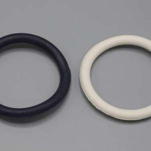 Strikk rund - kalesjestropp hvit