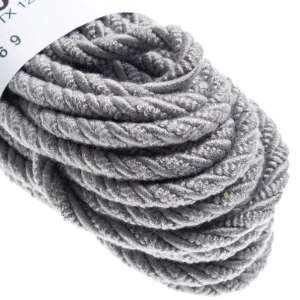 Møbelsnor grå matt 12,5m